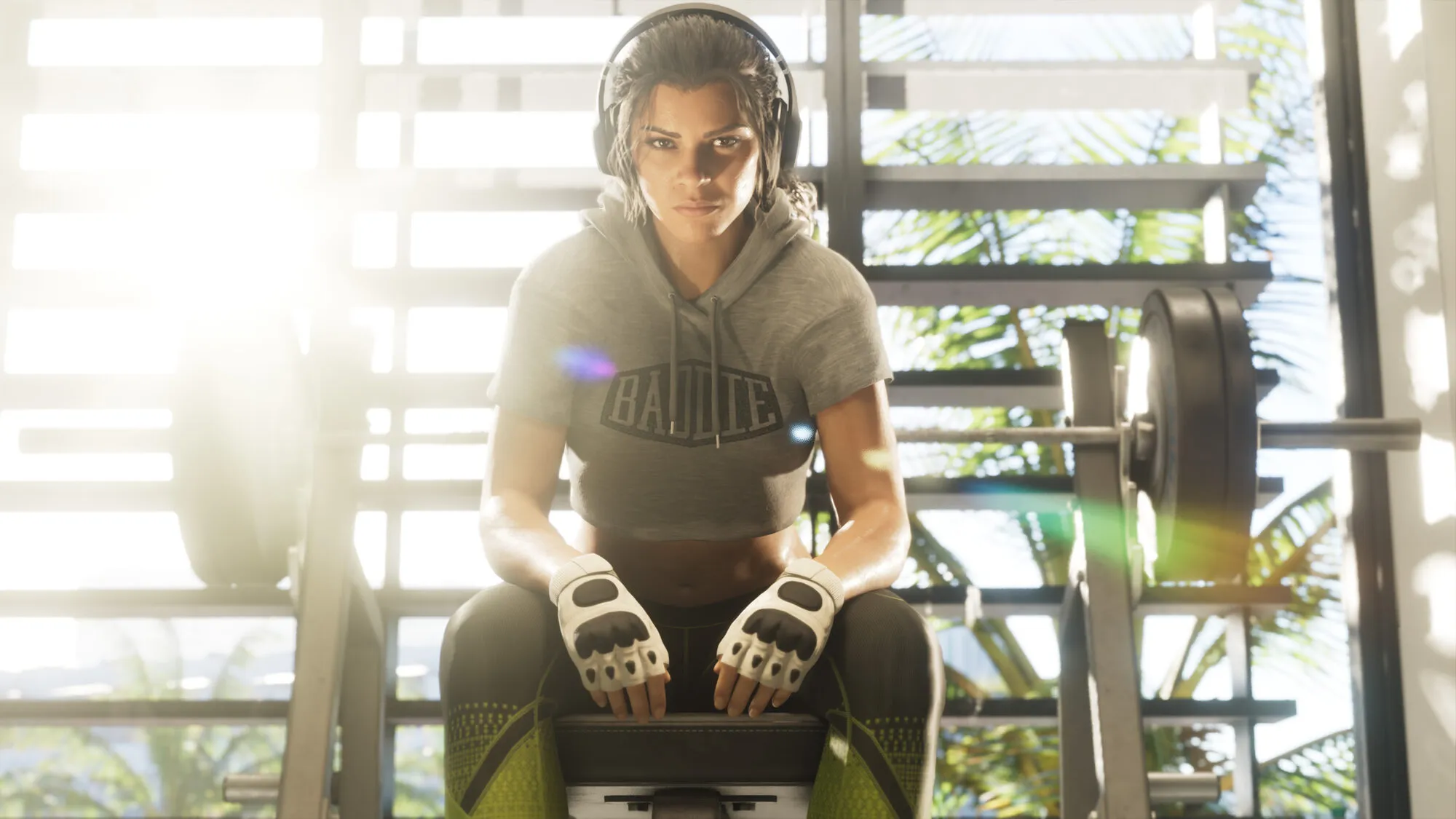 Lucía Caminos en un gimnasio